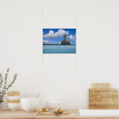 Chicago Harbour Lighthouse Painterly Poster (Küche)