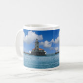 Chicago Harbour Lighthouse Painterly Tasse (Vorderseite Links)