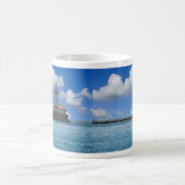 Chicago Harbour Lighthouse Painterly Tasse (Mittel)