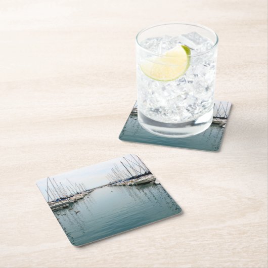 Chicago Harbour - Sailboat - Untersetzer (Vor Ort)