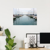 Chicago Harbour - Sailboats auf Erholung Poster (Heimbüro)