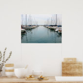 Chicago Harbour - Sailboats auf Erholung Poster (Küche)