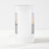 Chicago Harbour Southeast Lighthouse Mattglas Bierglas (Mittel)