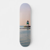 Chicago Harbour Southeast Lighthouse Skateboard (Vorne)