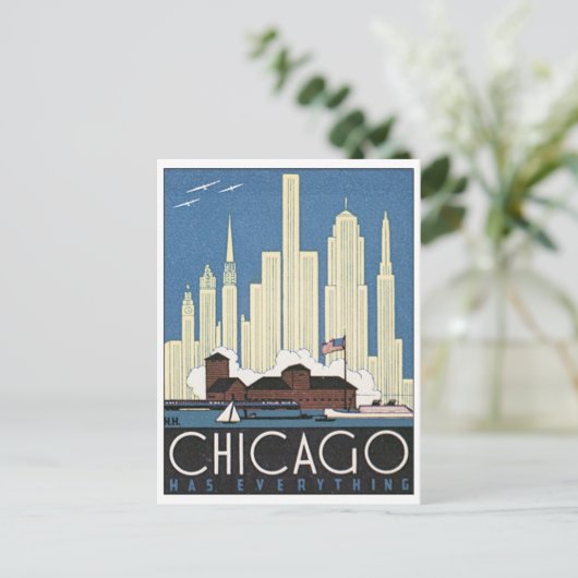Chicago hat alles postkarte (Stehend Vorderseite)