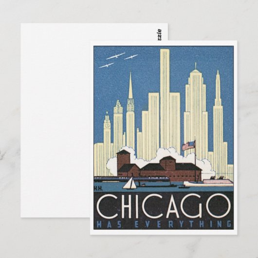Chicago hat alles postkarte (Vorne/Hinten)