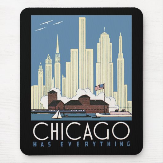 Chicago hat alles, was Mousepad (Vorne)