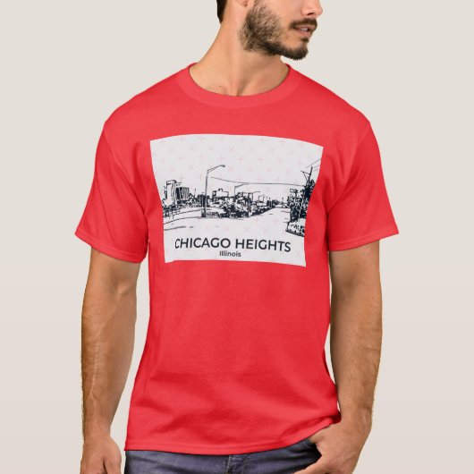 Chicago Heights Illinois T-Shirt (Vorderseite)