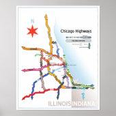Chicago Highways Poster (Vorne)