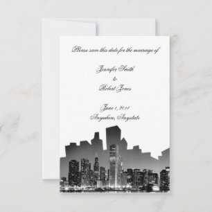 Chicago-Hochzeit in Urlaubsort Save the Date