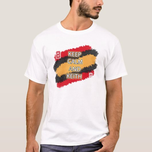 CHICAGO-Hockey-Fans - behalten Sie Ruhe und T-Shirt (Vorderseite)
