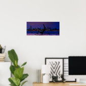 Chicago Holiday Skyline Poster (Heimbüro)
