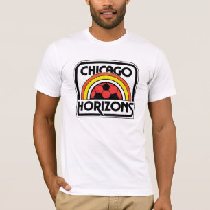 Chicago-Horizont-Fußball-Shirt T-Shirt