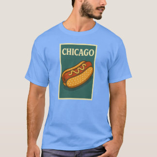 Chicago Hot Dog T - Shirt
