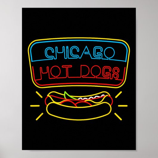 Chicago Hot Dogs und BBQ-Gewürze Poster (Vorne)