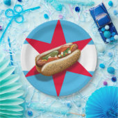Chicago Hotdog-Party Pappteller (Party)
