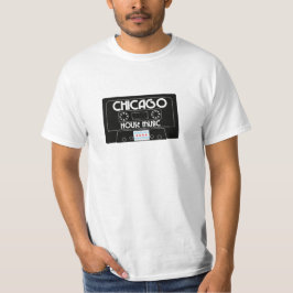 Chicago House Music Cassette (schwarz) T-Shirt