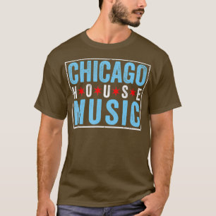 Chicago House Music - EDM Vintag DJ Stilvoll T-Shirt