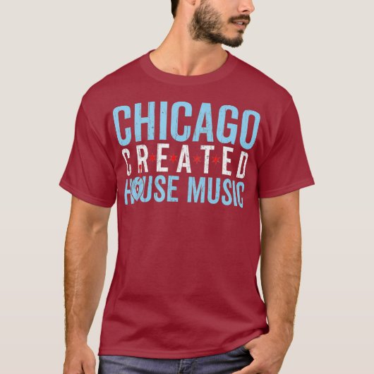 Chicago House Music - Rave Electronic Dance T-Shirt (Vorderseite)