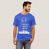 Chicago House Music Techno Electronic Dance DJ T-Shirt (Vorne ganz)