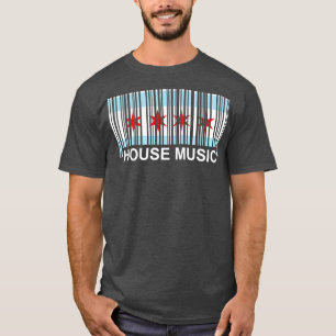Chicago House Musik - Barcode EDM DJ Illinois T-Shirt