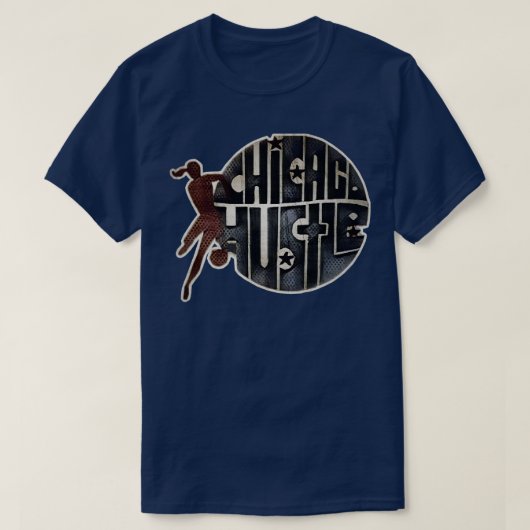 Chicago Hustle Basketball T-Shirt (Design vorne)