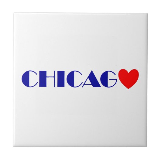 Chicago ich liebe dich fliese (Vorderseite)