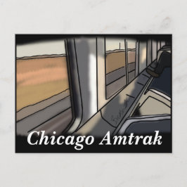 Chicago, IL amtrak Postkarte