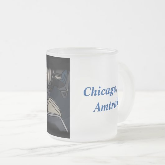 Chicago, IL Amtrak Tasse (VorderseiteRechts)