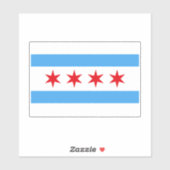 CHICAGO, IL AUFKLEBER (Blatt)