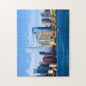 Chicago IL - Aussicht Vom Lake Michigan Puzzle (Vertikal)