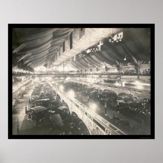 Chicago, IL Auto Show Foto 1907 Poster (Vorne)