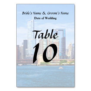 Chicago IL - Blick auf den Lake Michigan Tischnummer