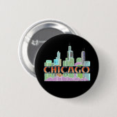 Chicago IL Button (Vorne & Hinten)
