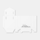 Chicago IL Cityscape Illustration Geschenkschachtel (Ungefaltet)
