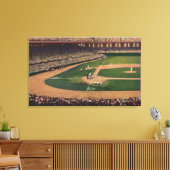 Chicago, IL - Comiskey Park, Zuhause Plate, Baseba Leinwanddruck (Insitu (Wohnzimmer))