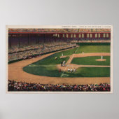 Chicago, IL - Comiskey Park, Zuhause Plate, Baseba Poster (Vorne)