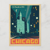 Chicago, IL - Die prächtige Meile 2 Postkarte (Vorderseite)