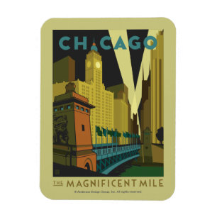 Chicago, IL - Die prächtige Meile Magnet