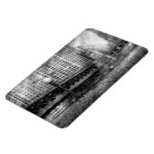 Chicago, IL - DuSable Bridge, Baujahr 1920 - BW Magnet (Linke Seite)