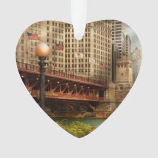 Chicago, IL - DuSable Bridge wurde 1920 gebaut Ornament