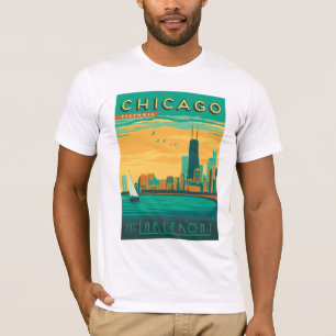 Chicago, IL - Genießen Sie das Seeufer T-Shirt