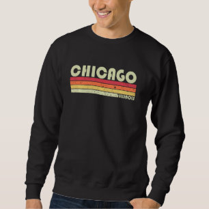 CHICAGO IL ILLINOIS Funny City Zuhause Roots Gift Sweatshirt