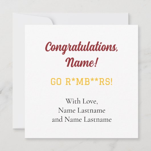 Chicago, IL (katholisch) Personalisierte Geschenkk Karte (Vorderseite)