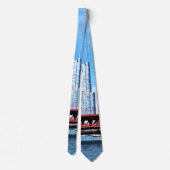 Chicago IL - Lake Shore Drive Bridge Krawatte (Rückseite)