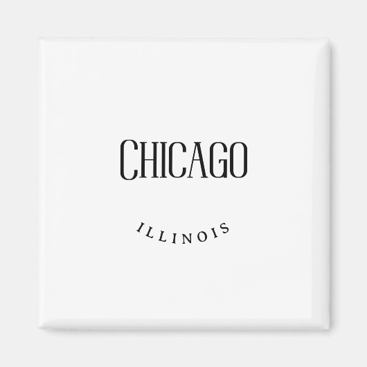 Chicago IL Magnet (Vorne)