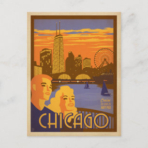 Chicago, IL - Navy Pier Postkarte