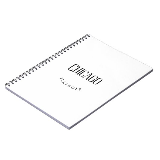 Chicago IL Notizblock (Linke Seite)