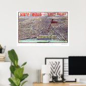 Chicago, IL Panoramic Map - 1916 Poster (Heimbüro)