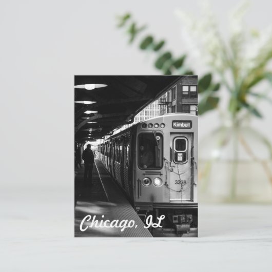 Chicago, IL Postkarte (Stehend Vorderseite)